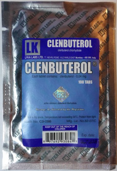 Clenbuterol 0,04 mg (clenbuterol hydrochloride) - Click Image to Close